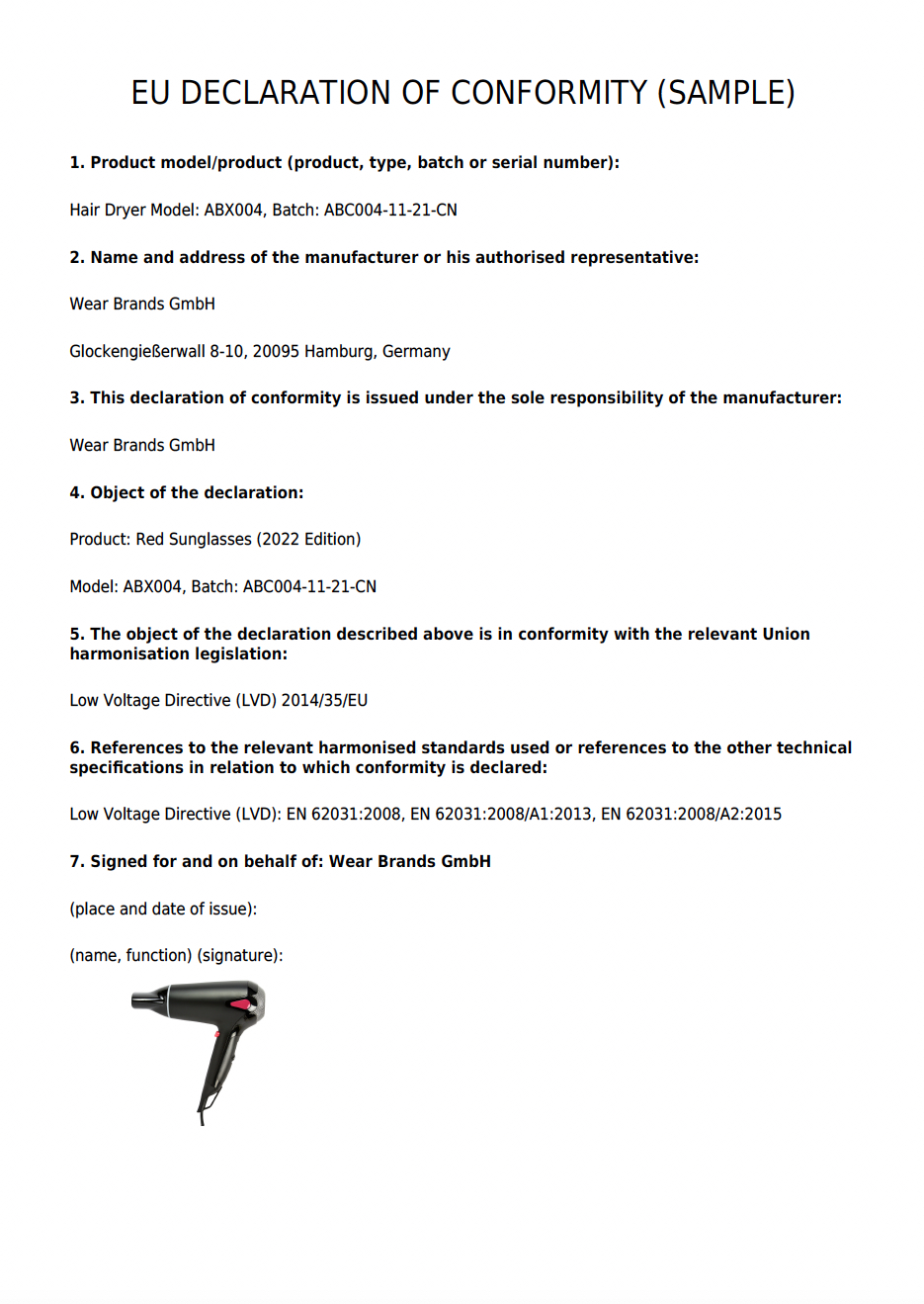 CE Mark Compliance Tool: Create Declaration of Conformity & Label